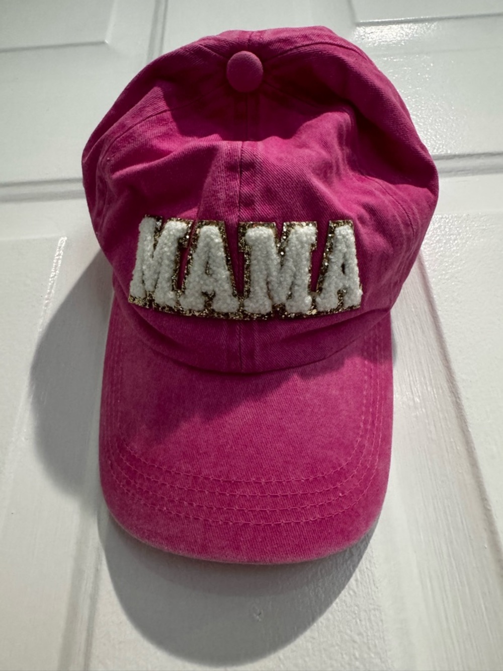 Pink "MAMA" Kids Baseball Cap